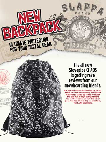 Slappa Stovepipe CHAOS Backpack