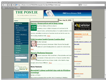 Figure 1: The Post in Safari