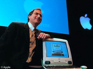 Steve Jobs introduces the iMac