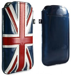 Proporta Patent Leather Apple iPhone 3GS Pouch - Union Jack