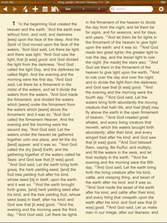 BibleReader on iPad