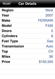 Car Tell iPhone App