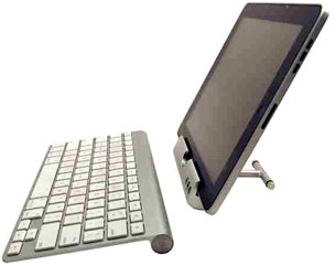 iPad Space Dock Stand with keyboard