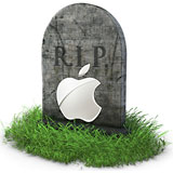 Apple tombstone