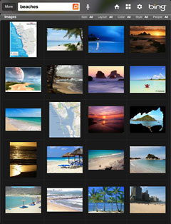 Bing for iPad