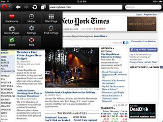 Opera Mini on iPad