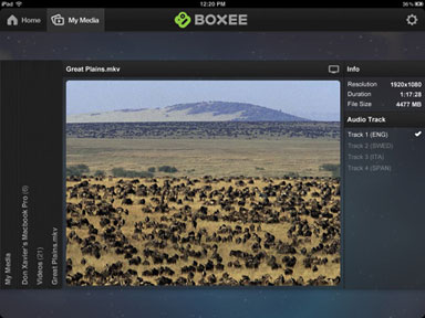 Boxee for iPad