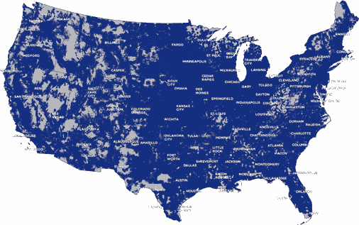 C Spire voice coverage map