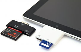 iPad CF and SD Card Readers