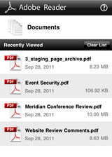 Adobe Reader for iOS