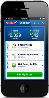 TurboTax of iPhone