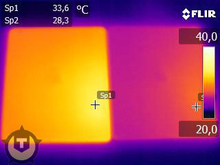 Thermal image of new iPad