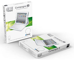 Compagno 3 Bluetooth Scissor-Switch Keyboard with Carrying Case for iPad