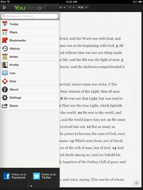 YouVersion on iPad