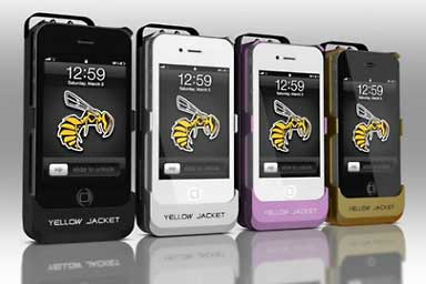 Yellow Jacket Stun Gun Case for iPhone