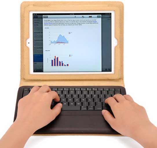 IPEVO Typi Folio Keyboard Case and Stand for iPad