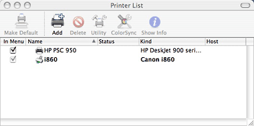 Printer List