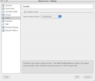 Enable Core Audio