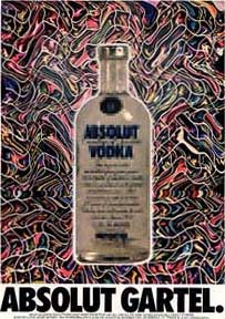 Absolut Gartel ad