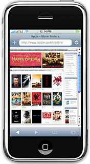 trailers on the iPhone