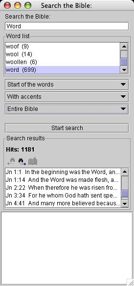 Search the Bible