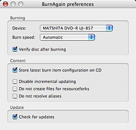 BurnAgain prefs