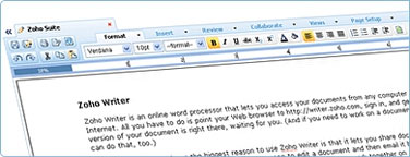 ZoHo Writer