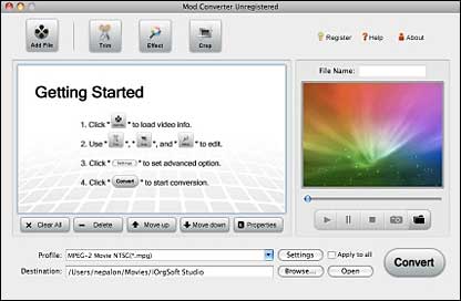 MOD Converter for Mac