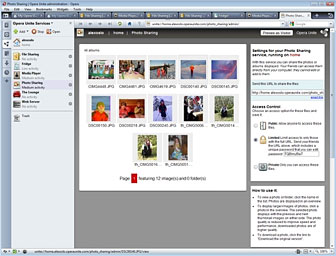Photo sharing in Opera Unite
