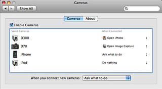 Cameras app