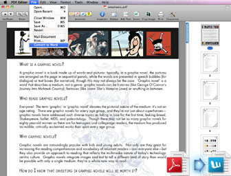 Convert PDF to Word