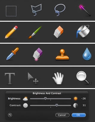 Pixelmator tools