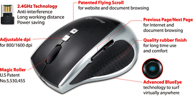 Genius DX-ECO BlueEye Mouse