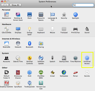 System Preferences